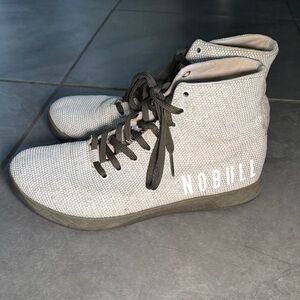 NOBULL Textured Light Gray High-Tops